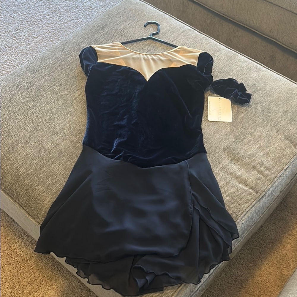 Navy Figure Skating Dress